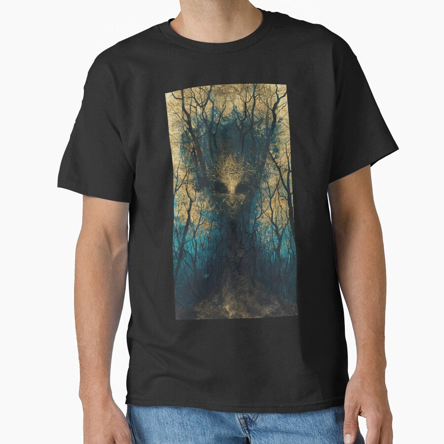 Dark Forest Spirit (Variation) by OccultDreams - Adult & Kids T-Shirts, Sweatshirts & Hoodies apparel design preview 1