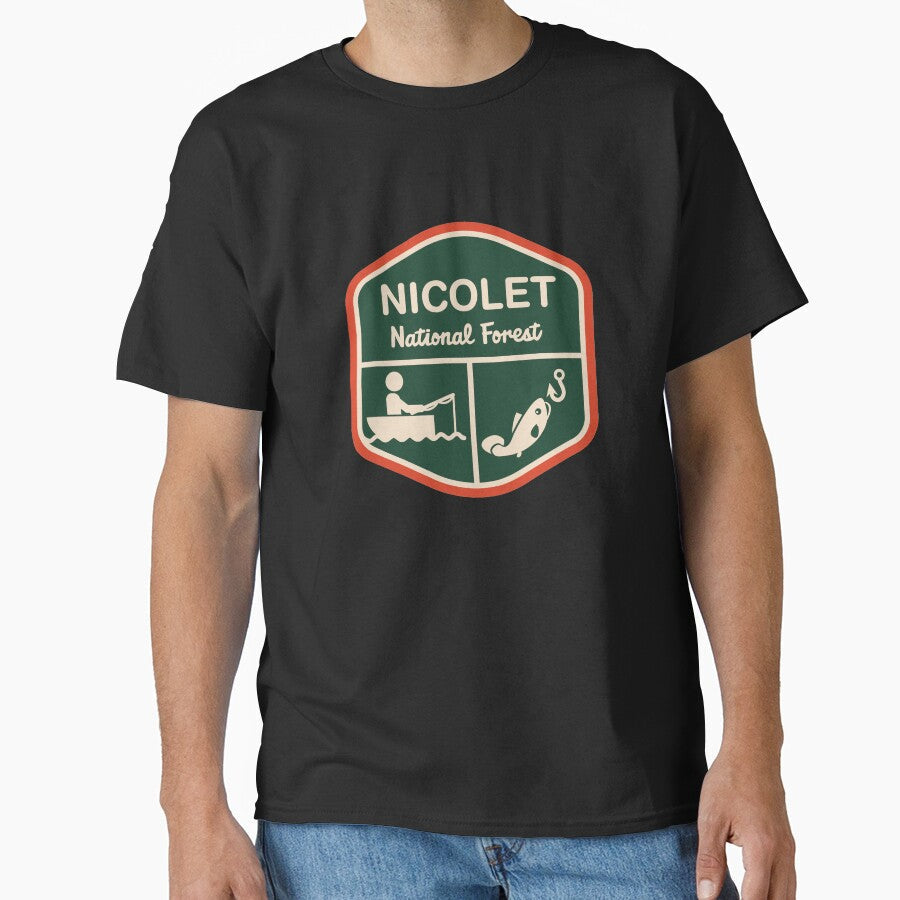 Nicolet National Forest (FFFF) by ginkgotees - Adult & Kids T-Shirts, Sweatshirts & Hoodies apparel design preview 1
