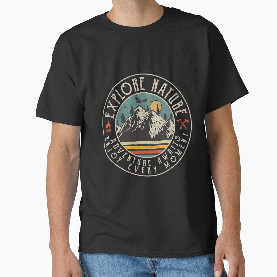 Vintage Retro Style Adventure The by SkyCloudBlue - Adult & Kids T-Shirts, Sweatshirts & Hoodies apparel design preview 1