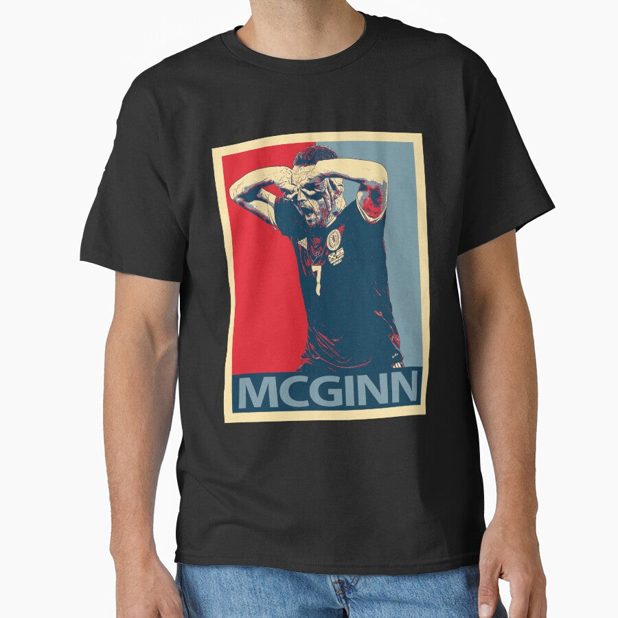 John McGinn Celebration by JacquesStudio - Adult & Kids T-Shirts, Sweatshirts & Hoodies apparel design preview 1