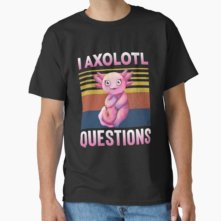 I Axolotl Questions by binly123 - Adult & Kids T-Shirts, Sweatshirts & Hoodies apparel design preview 1