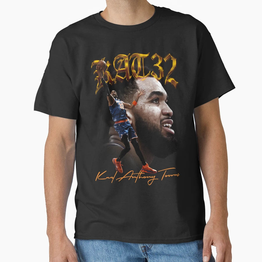 Karl Anthony Towns T-Shirt - Fun Novelty Design for Adults - T-Shirt, Sweatshirt, Hoodie