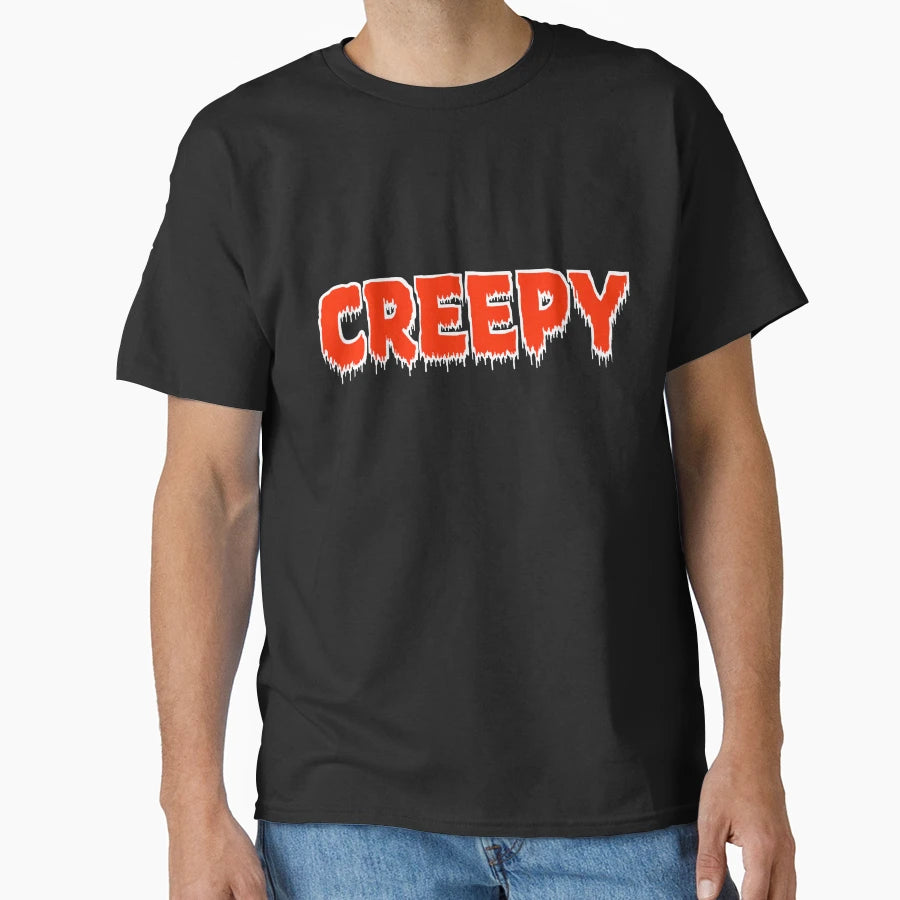 Creepy T-Shirt - Minimalist Print Men Women - T-Shirt, Sweatshirt, Hoodie