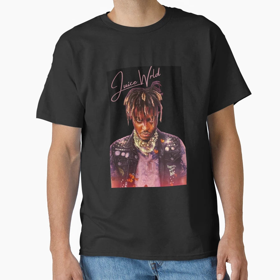 Juicewrld Black T-Shirt - Novelty Apparel Men Women - T-Shirt, Sweatshirt, Hoodie