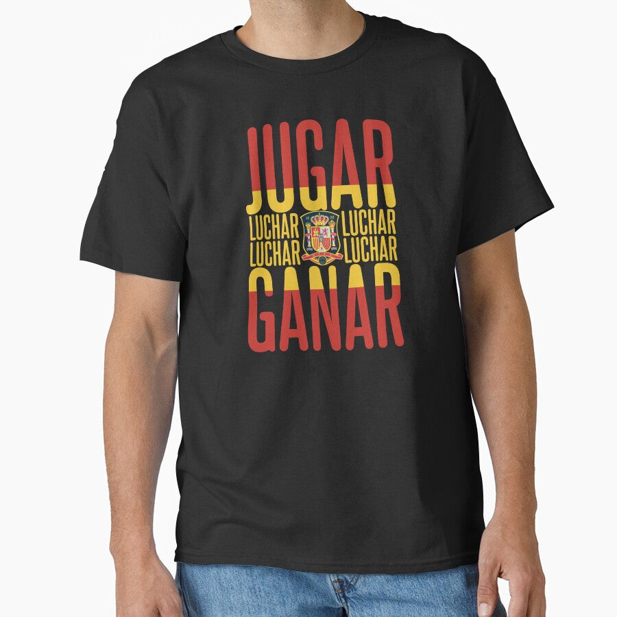 WOSO Spanish National Soccer Team Supporters Flag - Adult & Kids T-Shirts, Sweatshirts & Hoodies apparel design preview 1