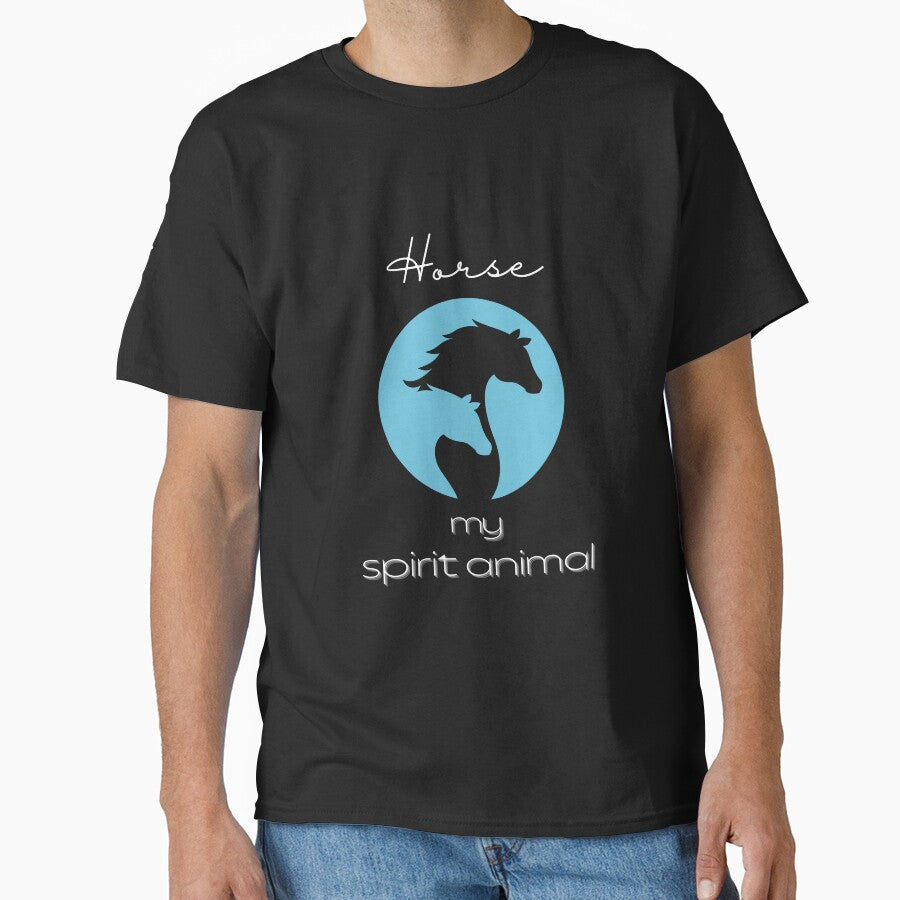 Horse totem spirit animal Sticker by MagicWolfStar - Adult & Kids T-Shirts, Sweatshirts & Hoodies apparel design preview 1