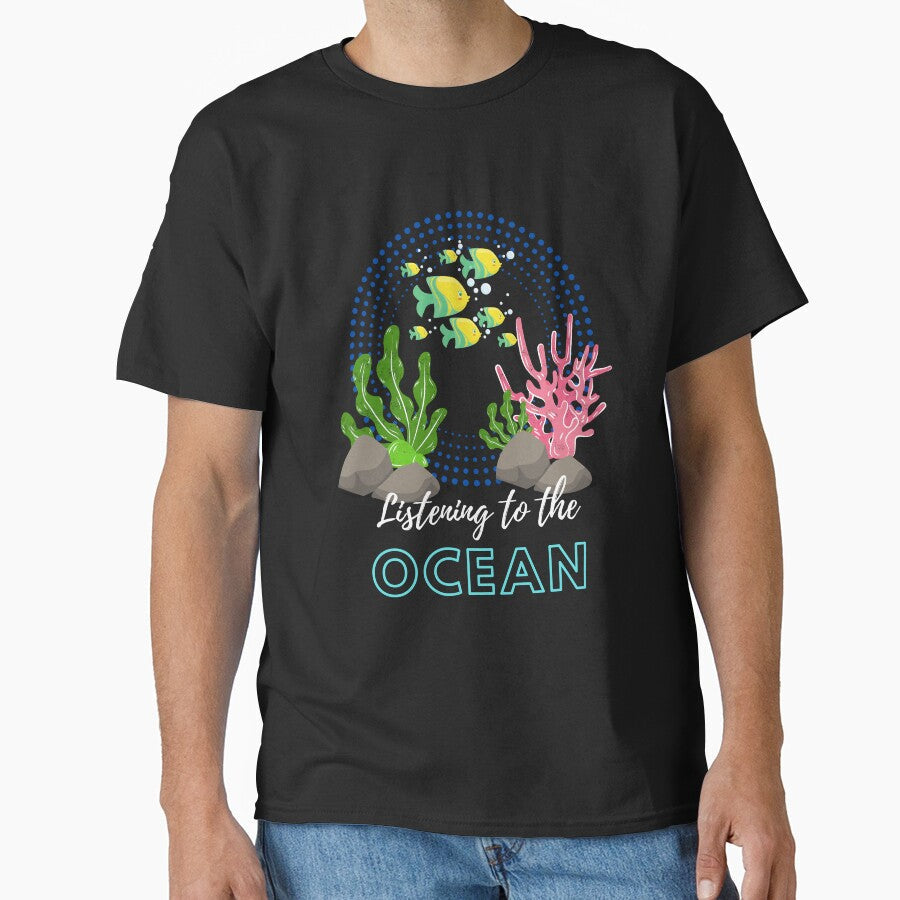 Deep ocean by Spreading Smile - Adult & Kids T-Shirts, Sweatshirts & Hoodies apparel design preview 1