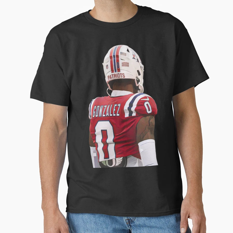 Christian Gonzalez Football Gear T-Shirt - Novelty Apparel Unisex - T-Shirt, Sweatshirt, Hoodie