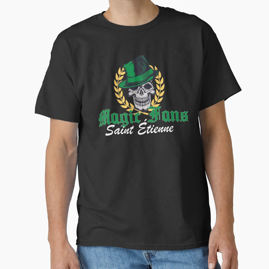 Ultras Magic Fans Saint Tienne Magic T-Shirt - Minimalist Print for Adults - T-Shirt, Sweatshirt, Hoodie