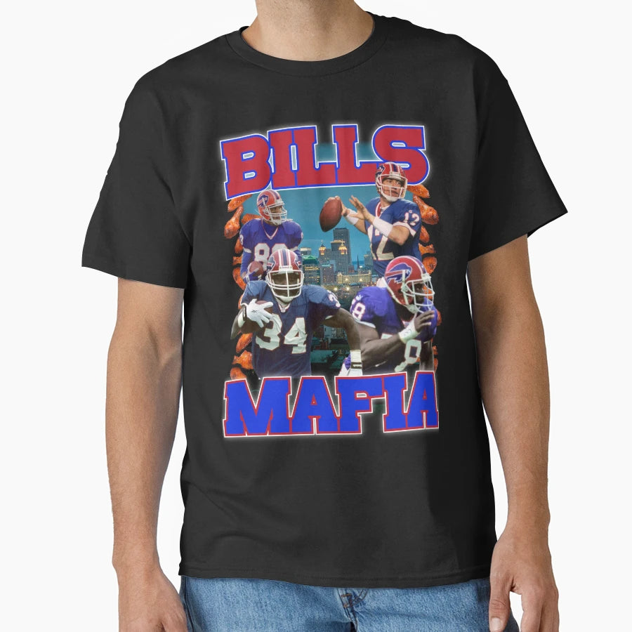Bills Mafia T-Shirt - Minimalist Print for Adults - T-Shirt, Sweatshirt, Hoodie