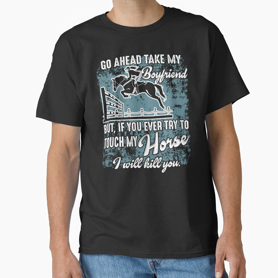 I Love My Horse by UnknownArtistt - Adult & Kids T-Shirts, Sweatshirts & Hoodies apparel design preview 1