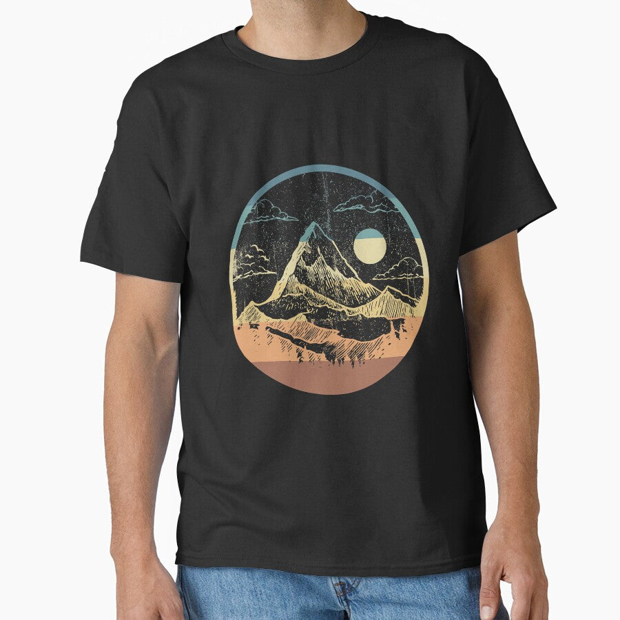 Vintage Mountain Retro State National by SkyCloudBlue - Adult & Kids T-Shirts, Sweatshirts & Hoodies apparel design preview 1