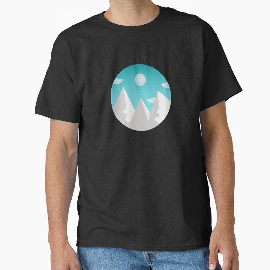 Snowy Mountains by TalBright - Adult & Kids T-Shirts, Sweatshirts & Hoodies apparel design preview 1