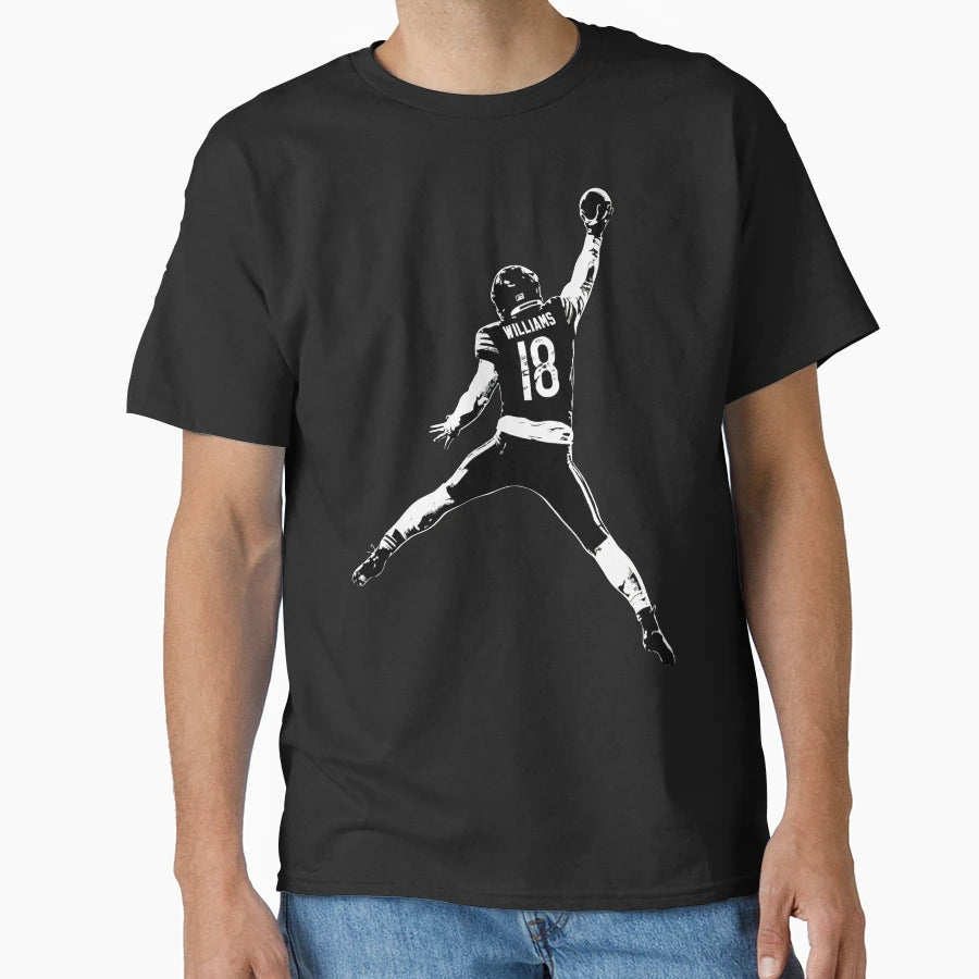 Jumpman Qb Football No 18 Game Day T-Shirt - Aesthetic Graphic Unisex - T-Shirt, Sweatshirt, Hoodie
