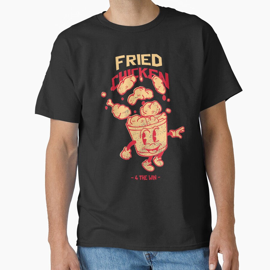 Fried Chicken 4 The Win Design by Artpace - Adult & Kids T-Shirts, Sweatshirts & Hoodies apparel design preview 1