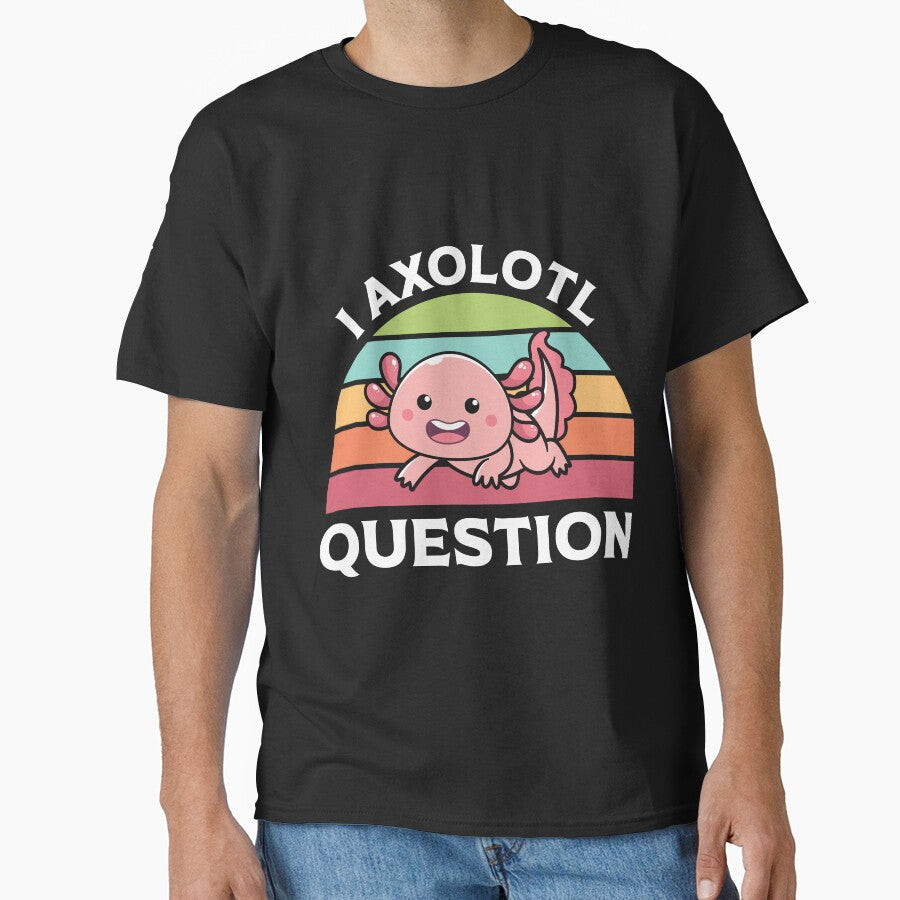 I axolotl questions by Splinter300 - Adult & Kids T-Shirts, Sweatshirts & Hoodies apparel design preview 1