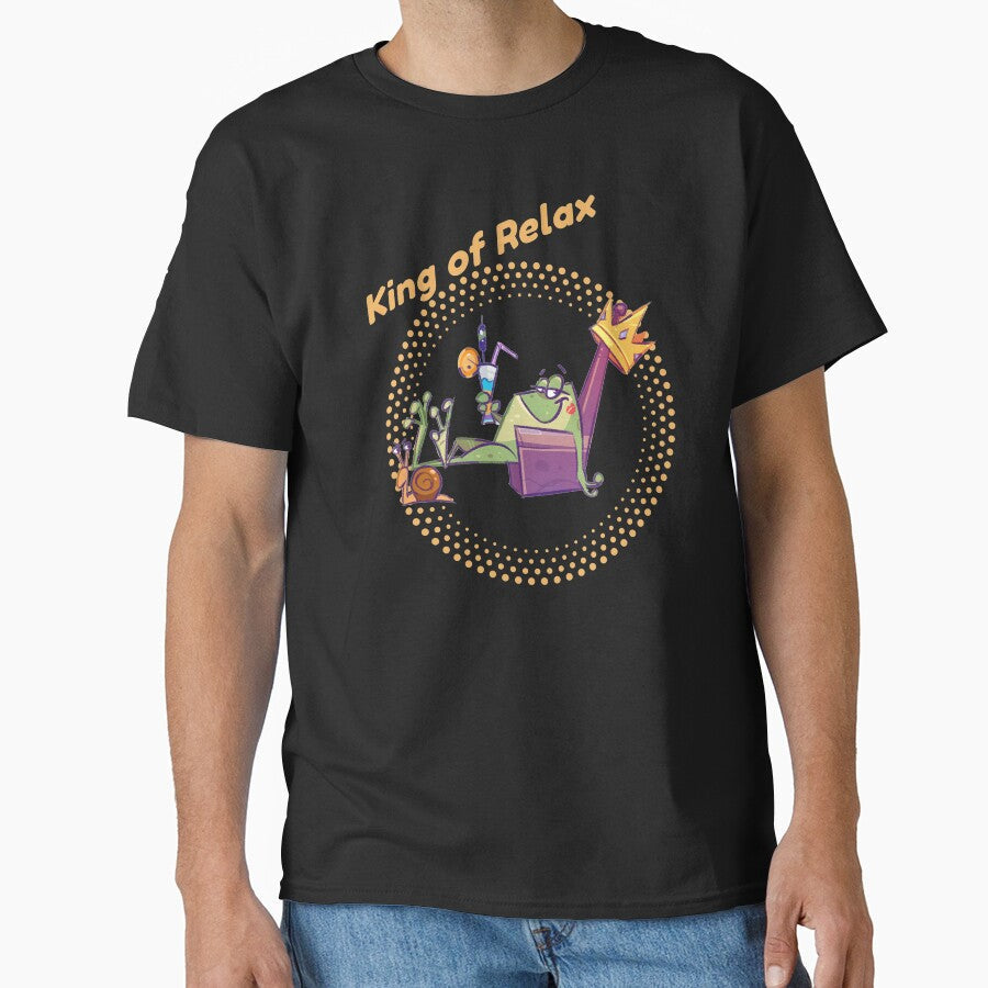King of Relax Design by joabaj - Adult & Kids T-Shirts, Sweatshirts & Hoodies apparel design preview 1