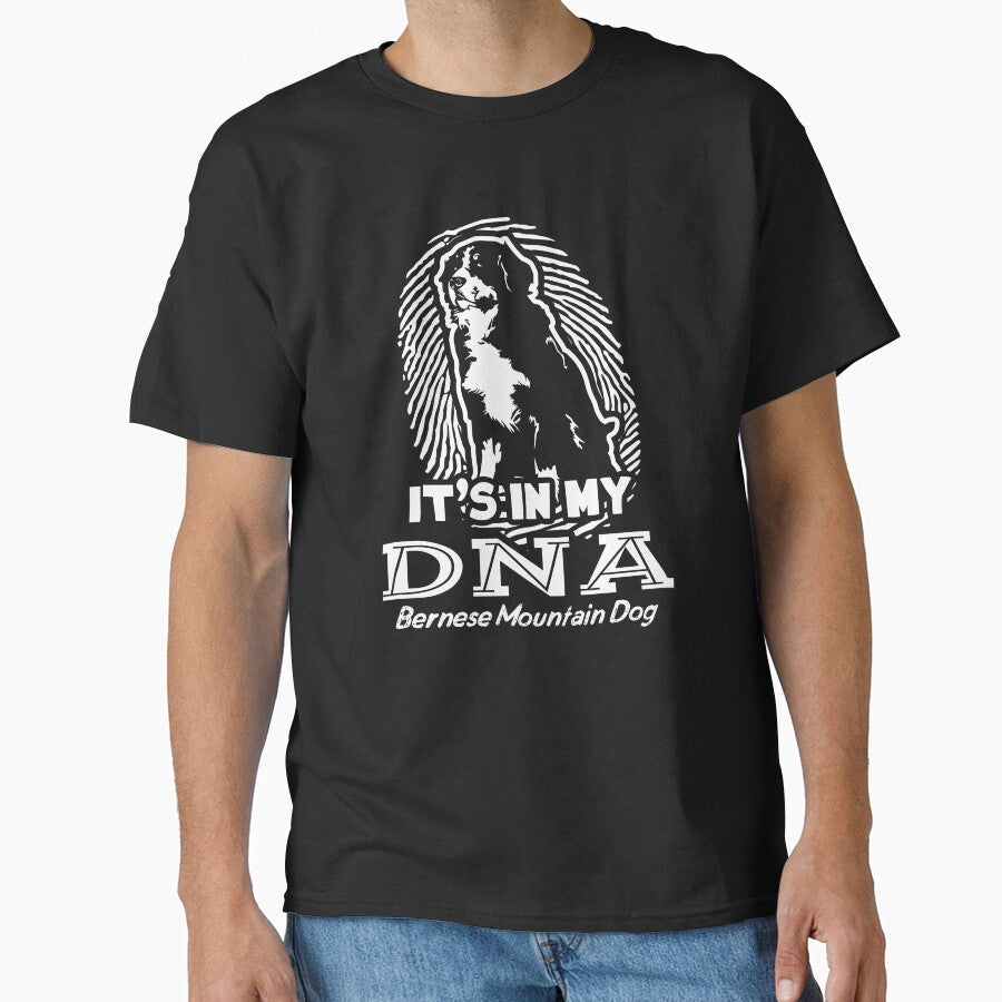Bernese Mountain Dog In My DNA by UnknownArtistt - Adult & Kids T-Shirts, Sweatshirts & Hoodies apparel design preview 1