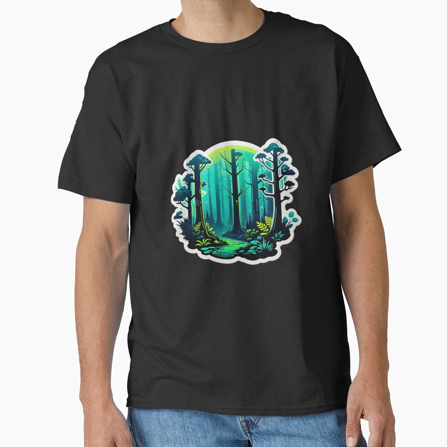 Enchanted Forest Whispers by artwaves - Adult & Kids T-Shirts, Sweatshirts & Hoodies apparel design preview 1