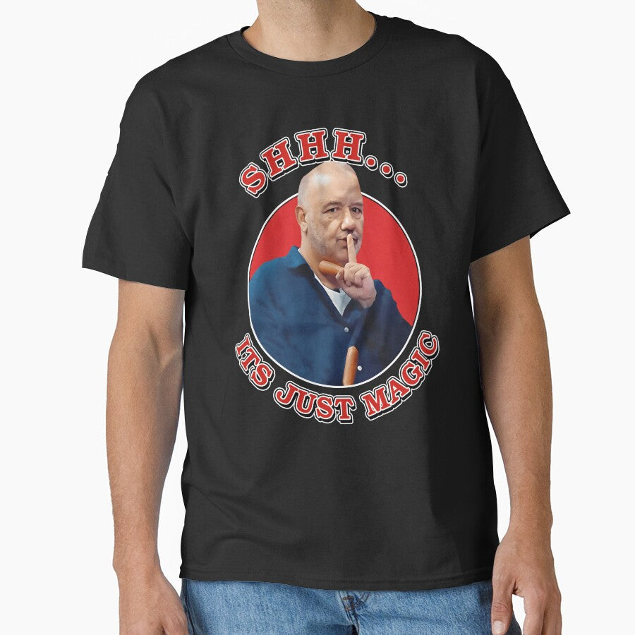 Shhh It's Just Magic Bob Mortimer by ShavonRistorin - Adult & Kids T-Shirts, Sweatshirts & Hoodies apparel design preview 1