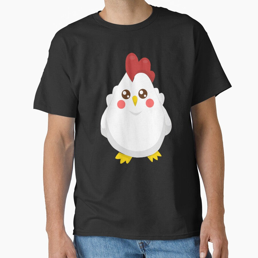 Chicken pattern by crazy merchs - Adult & Kids T-Shirts, Sweatshirts & Hoodies apparel design preview 1