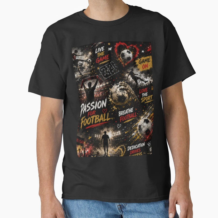 Soccer Fan Gift Football Lover T-Shirt - Fun Novelty Design for Adults - T-Shirt, Sweatshirt, Hoodie