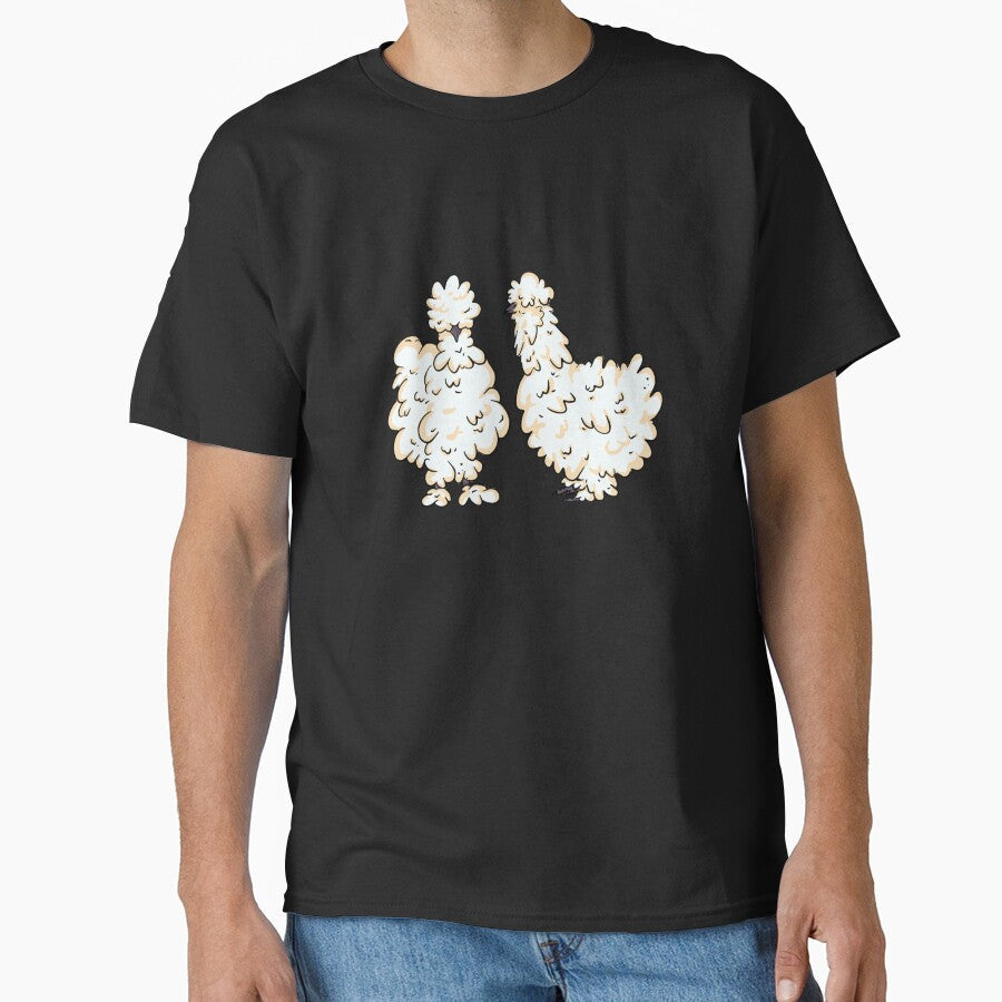 Silkie Chicken by DerSenat - Adult & Kids T-Shirts, Sweatshirts & Hoodies apparel design preview 1