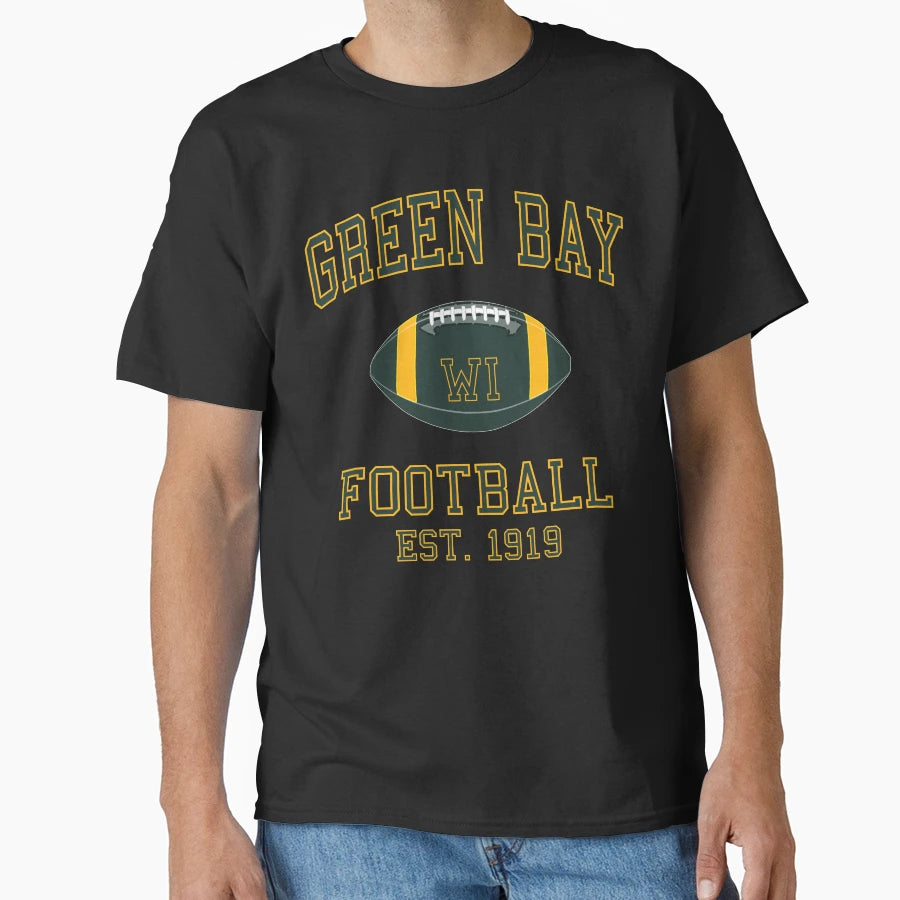 Green Bay Football T-Shirt - Trendy Graphic Men Women - T-Shirt, Sweatshirt, Hoodie