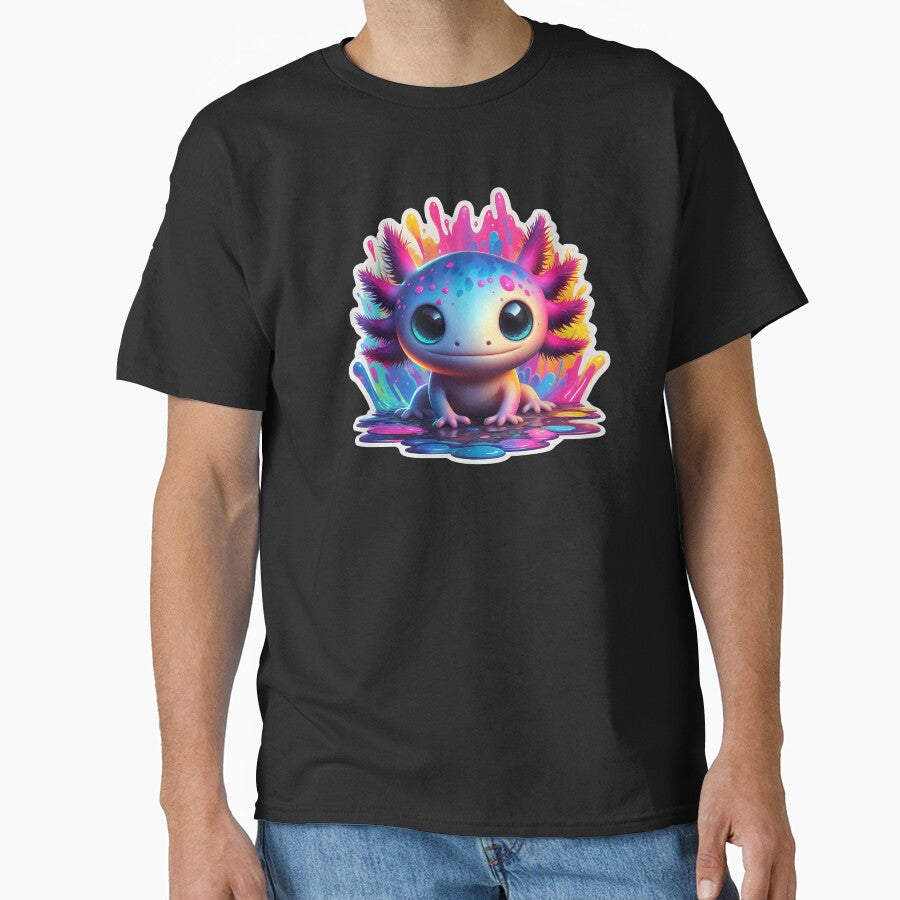 Axolotl Art #175 Lovers by ksgraphics222 - Adult & Kids T-Shirts, Sweatshirts & Hoodies apparel design preview 1