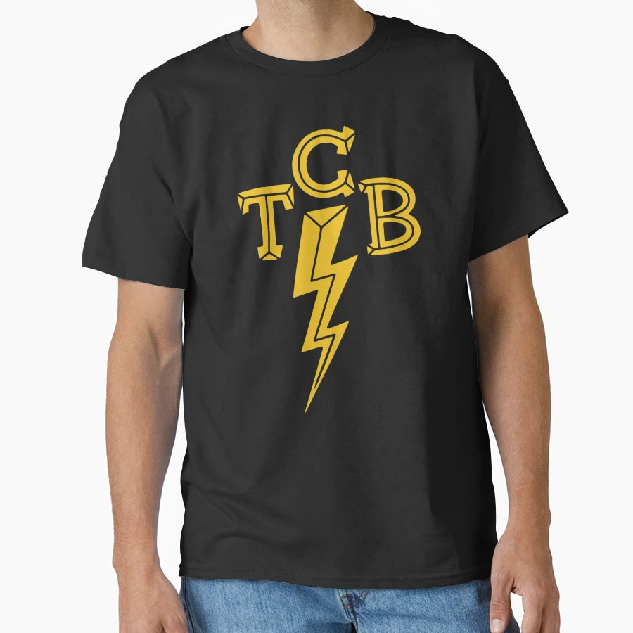 Elvis King Rock N Roll Tcb T-Shirt - Minimalist Print Unisex - T-Shirt, Sweatshirt, Hoodie