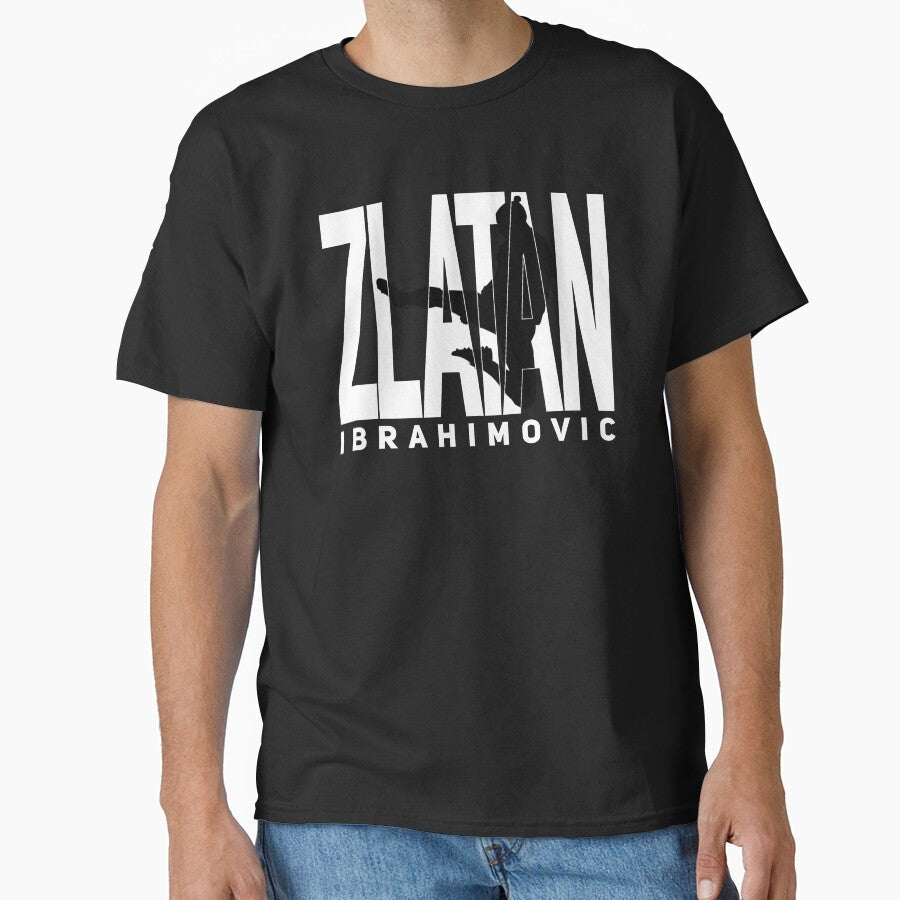 Zlatan Ibrahimović Silhouette by ADES-VECTOR - Adult & Kids T-Shirts, Sweatshirts & Hoodies apparel design preview 1