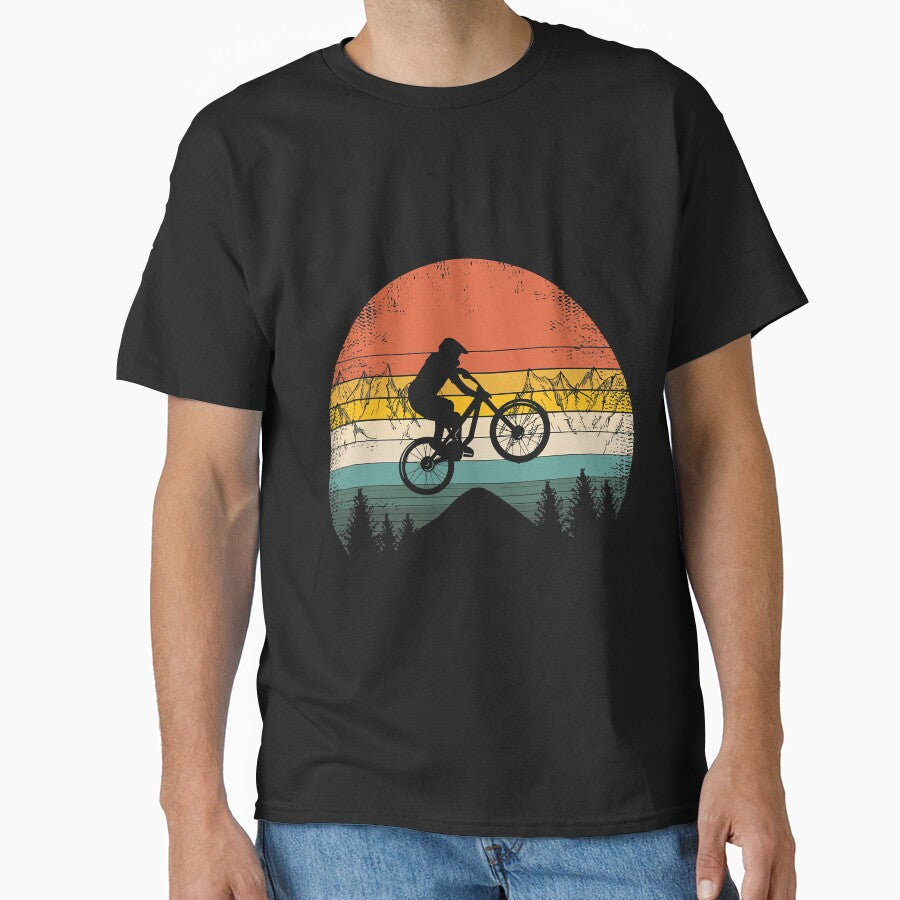 Mountain Bike Vintage Mtb Biking by unassertive19 - Adult & Kids T-Shirts, Sweatshirts & Hoodies apparel design preview 1