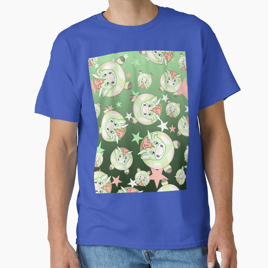 Flying space cow by BeingNow - Adult & Kids T-Shirts, Sweatshirts & Hoodies apparel design preview 1