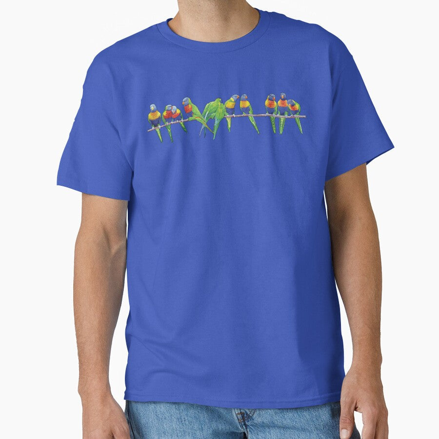 Australian Lorikeets by ArtbySmith - Adult & Kids T-Shirts, Sweatshirts & Hoodies apparel design preview 1