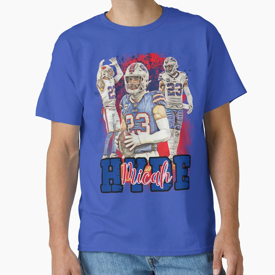 Micah Hyde Buffalo Bills Player Tribute T-Shirt - Aesthetic Graphic Unisex - T-Shirt, Sweatshirt, Hoodie
