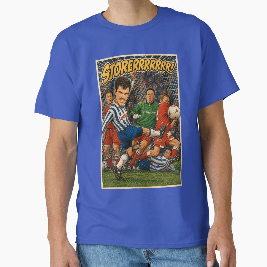 Storerrrrrrrr Last Goal Goldstone Ground T-Shirt - Custom Art Print Unisex - T-Shirt, Sweatshirt, Hoodie