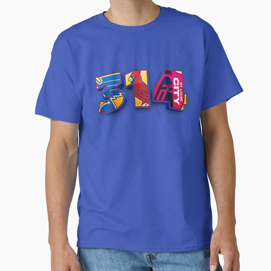 St. Louis Area Code 314 Logos Inset by Osprey - Adult & Kids T-Shirts, Sweatshirts & Hoodies apparel design preview 1