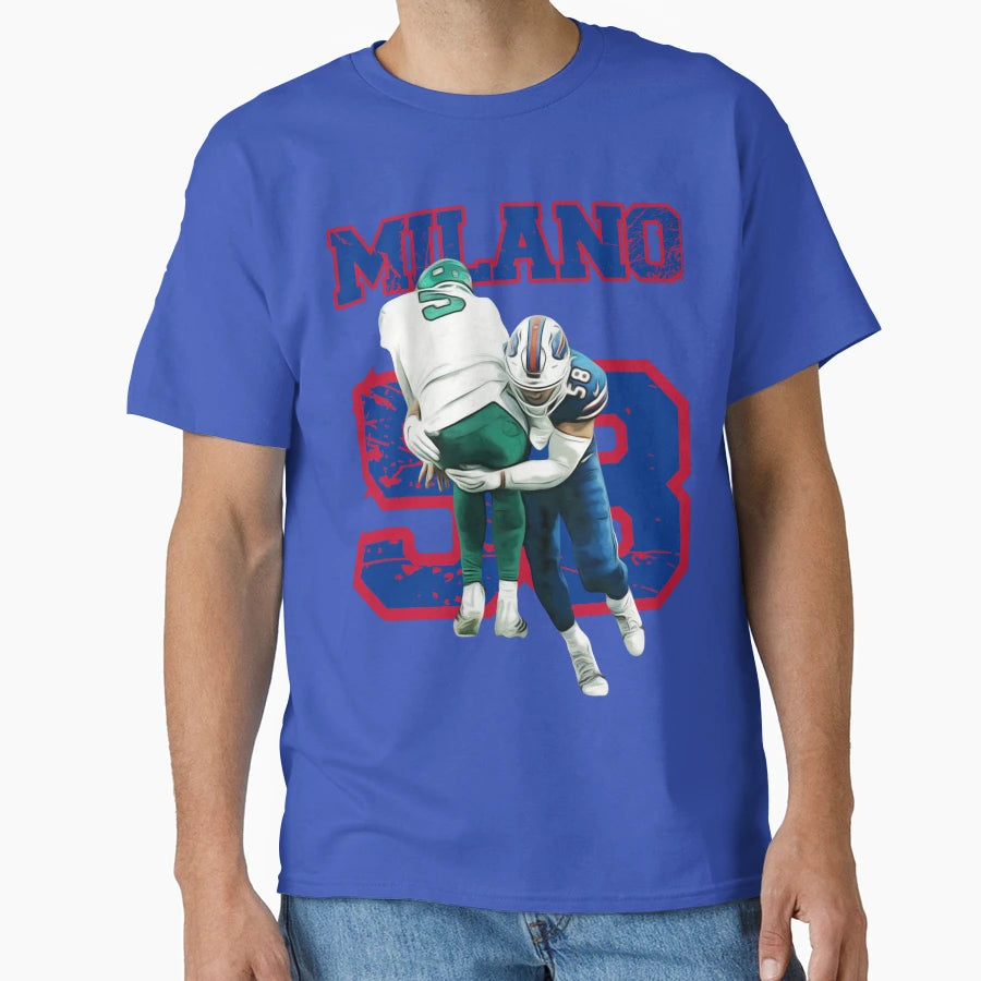 Buffalo Bills Milano 58 Dominating T-Shirt - Aesthetic Graphic Men Women - T-Shirt, Sweatshirt, Hoodie