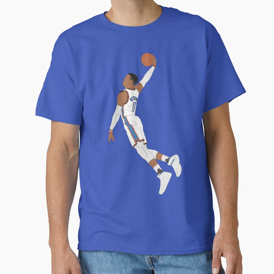 Russell Westbrook Dunk T-Shirt - Unique Graphic Men Women - T-Shirt, Sweatshirt, Hoodie
