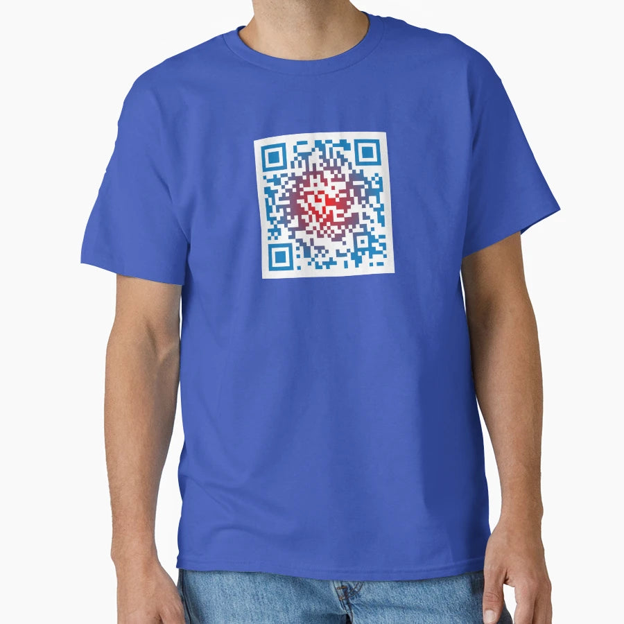 Bills Shout Song Qr Code T-Shirt - Custom Art Print Men Women - T-Shirt, Sweatshirt, Hoodie