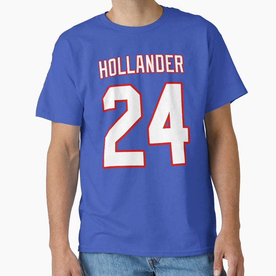 Hollander 24 Jersey Heated Rivalry T-Shirt - Fun Novelty Design Unisex - T-Shirt, Sweatshirt, Hoodie