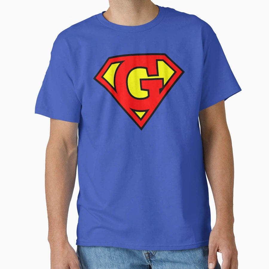 Letter G Super Letter Vol 1 T-Shirt - Unique Graphic for Adults - T-Shirt, Sweatshirt, Hoodie