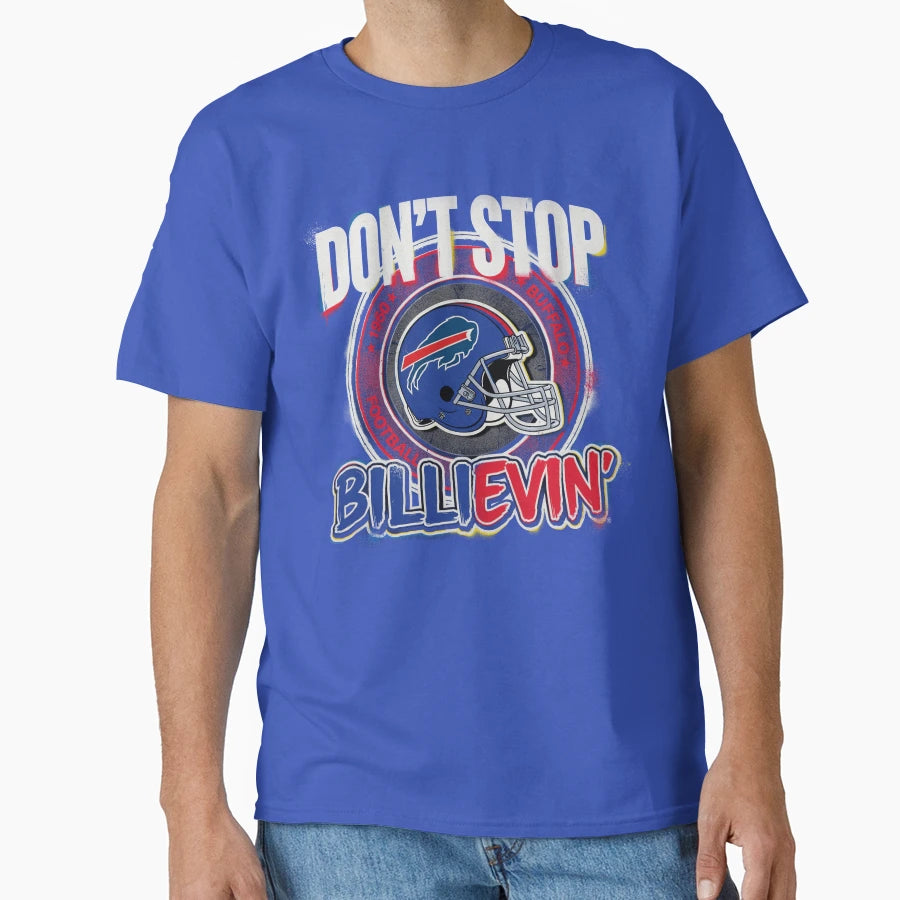 Dont Stop Billievin Buffalo T-Shirt - Aesthetic Graphic for Adults - T-Shirt, Sweatshirt, Hoodie