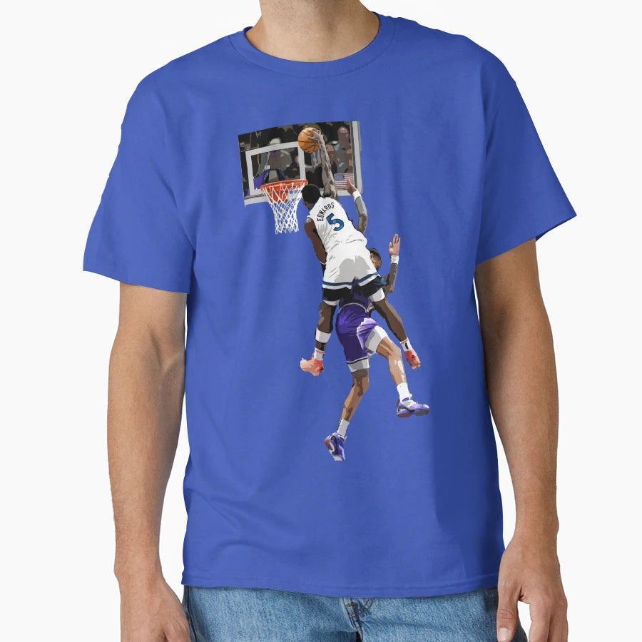 Anthony Edwards Dunk T-Shirt - Aesthetic Graphic Men Women - T-Shirt, Sweatshirt, Hoodie