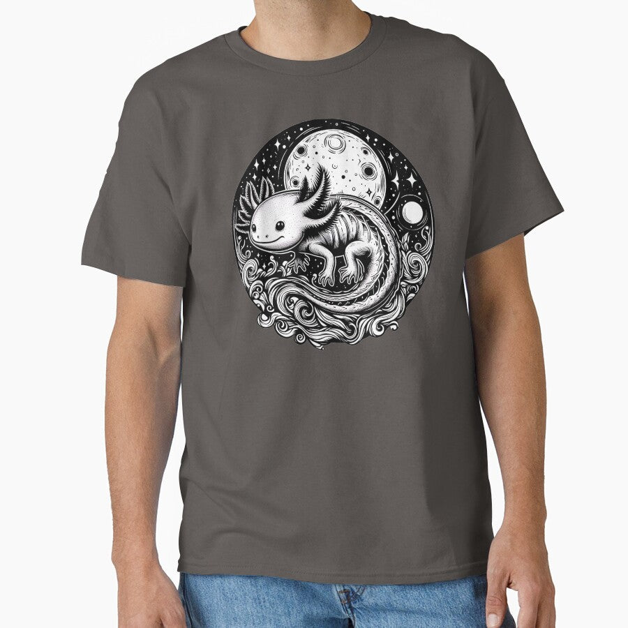 Axolotl Art #130 Lovers by ksgraphics222 - Adult & Kids T-Shirts, Sweatshirts & Hoodies apparel design preview 1