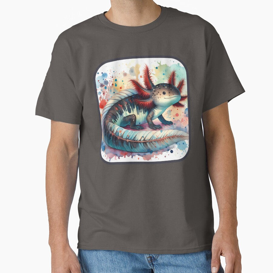 Axolotl Art #62 Lovers by ksgraphics222 - Adult & Kids T-Shirts, Sweatshirts & Hoodies apparel design preview 1