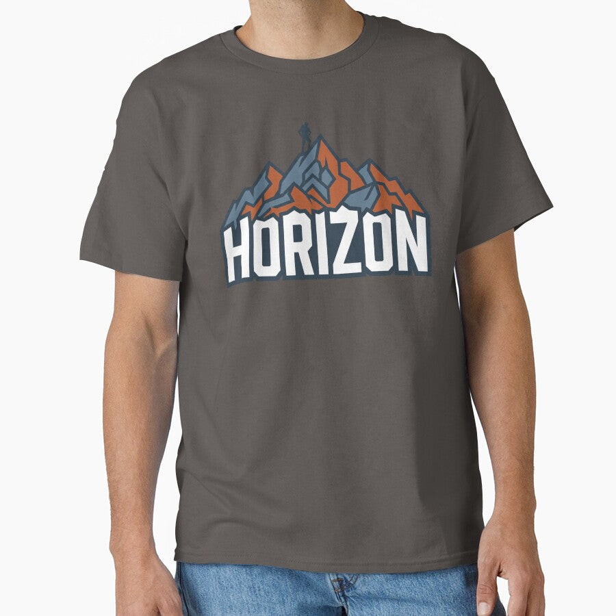 Horizon Mountain Summit Hiking Adventure Graphic by - Adult & Kids T-Shirts, Sweatshirts & Hoodies apparel design preview 1