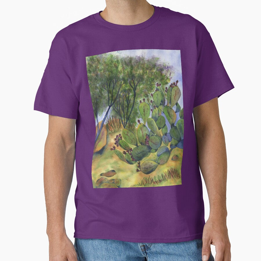 Cactus Country Colors by Modish Homestead Works - Adult & Kids T-Shirts, Sweatshirts & Hoodies apparel design preview 1