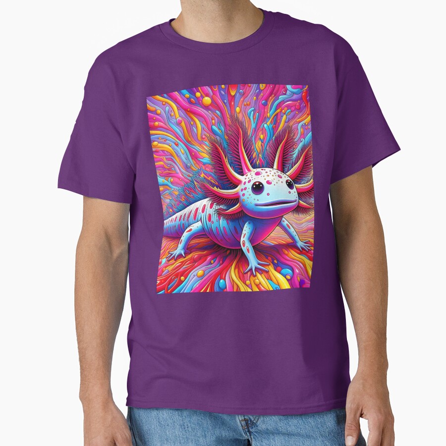 Axolotl Art #96 Lovers by ksgraphics222 - Adult & Kids T-Shirts, Sweatshirts & Hoodies apparel design preview 1