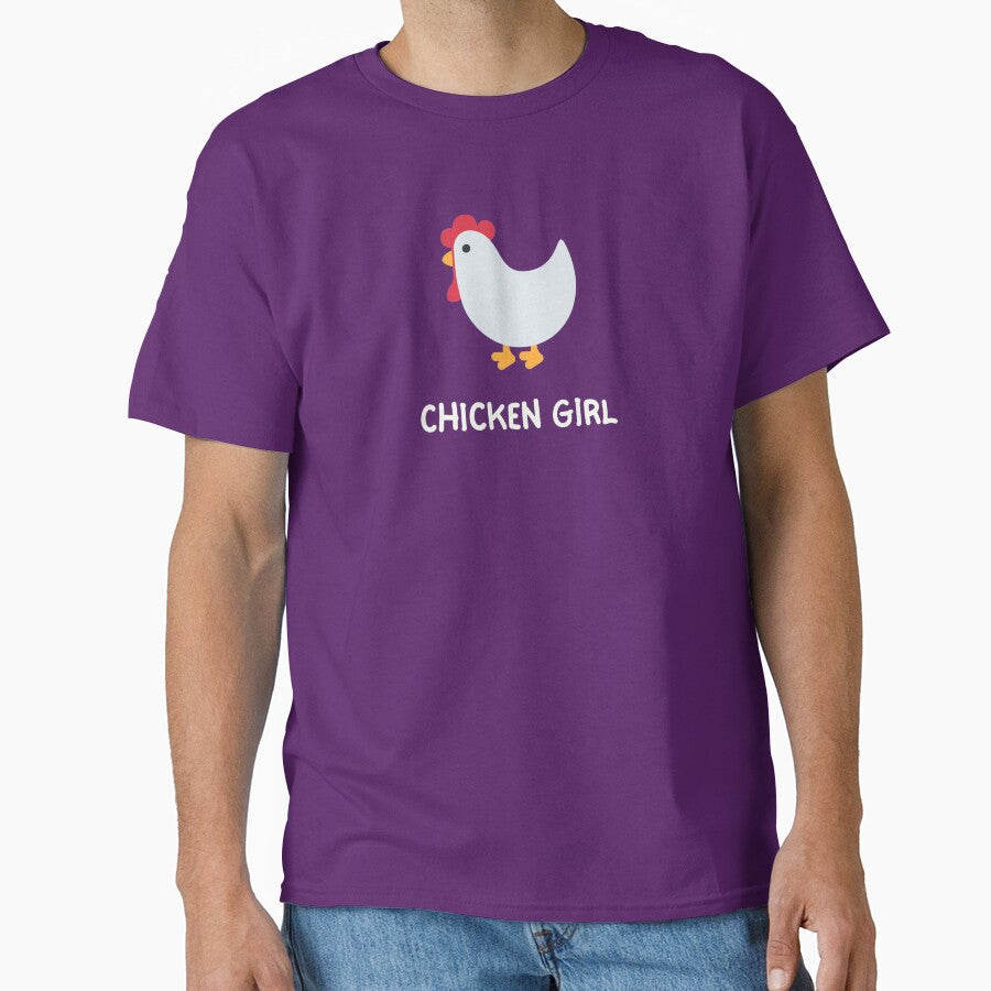 Chicken Girl by Cluckin' Mad - Adult & Kids T-Shirts, Sweatshirts & Hoodies apparel design preview 1